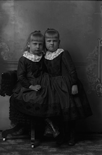 Negative, glass-plate