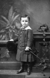 Negative, glass-plate