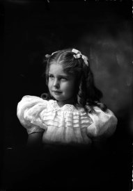 Negative, glass-plate