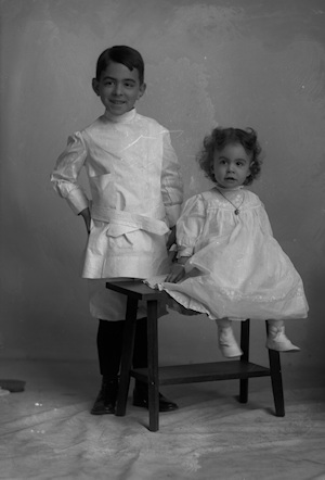 Negative, glass-plate