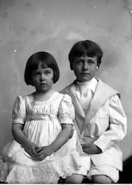 Negative, glass-plate