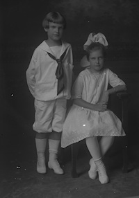 Negative, glass-plate