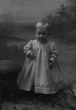 Negative, glass-plate