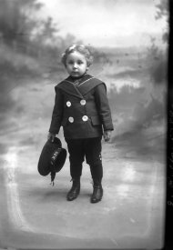 Negative, glass-plate