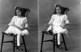 Negative, glass-plate