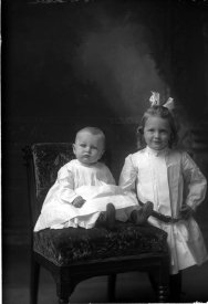 Negative, glass-plate